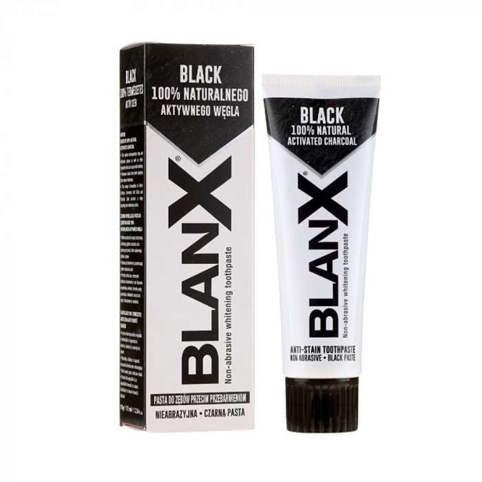 Зубная паста Blanx Black с древесным углём купить в Бишкеке