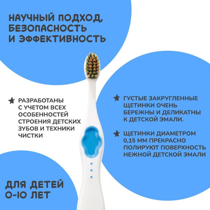 Детская зубная щетка MontCarotte